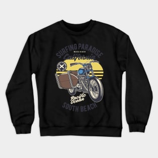 Surfboard Ride, Vintage Retro Classic Crewneck Sweatshirt